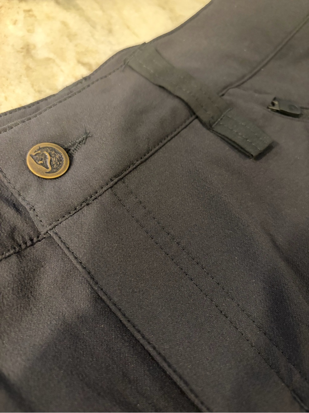 NWT Fjallraven Keb Agile Trousers Pants Black Women's US 8 / 32” Length $195 - Picture 4 of 11